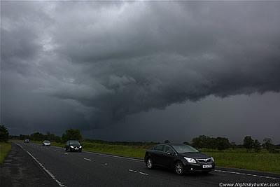 Glenshane Shelf Cloud, Thunderstorm, July 7th 2011